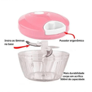 500ML -  Mini Triturador Processador Manual 3 Lâminas - (Cores Sortidas)