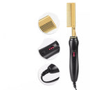 pente de aquecimento elétrico quente alisador de cabelo modelador de cabelo seco e molhado ferro alisamento escova ferramenta de estilo de cabelo