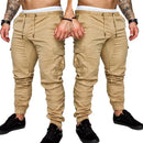Calças Longas Elásticas com Punho Treino,  e Moda Esportiva para Homens