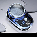 Barbeador elétrico mini portátil à prova água barbeador usb recarregável viagem destacável navalha barba corpo aparador de pêlos removedor
