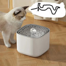Fonte de água para gatos 3l, filtro de recirculação automática, grande capacidade, bebedor de água para gatos