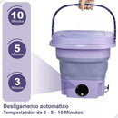 Mini Máquina de Lavar Portátil Dobrável