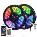 Luzes de tira led rgb 5050, 5v 1m-30m, 16 milhões de cores, rgb, sincronização de música de iluminação de tira led, mudança de cor para festa em casa