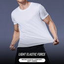 Camiseta masculina de manga curta, academia, corrida, absorção de umidade, exercício, academia, esporte,