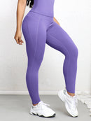 Legging Push Up Sem Costura com Bolso | Cintura Alta Anti-Celulite e Zero Transparência – Conforto Absoluto para Treino, Yoga e Corrida