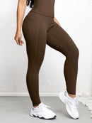 Legging Push Up Sem Costura com Bolso | Cintura Alta Anti-Celulite e Zero Transparência – Conforto Absoluto para Treino, Yoga e Corrida