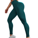 calças de yoga sem costura roupas esportivas elástico cintura alta atlético exercício fitness