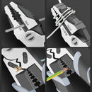 Alicate diagonal multifuncional universal, alicate de nariz e agulha, ferramentas de hardware, cortadores de fio universais
