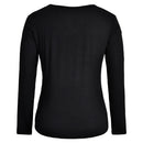 "Blusas Casuais Sólidas: Moda Outonal para Mulheres de Estilo