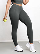 Legging Push Up Sem Costura com Bolso | Cintura Alta Anti-Celulite e Zero Transparência – Conforto Absoluto para Treino, Yoga e Corrida
