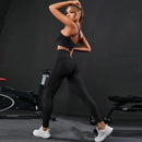 2 peças agasalho feminino sem costura conjunto de yoga treino roupas esportivas ginásio cintura alta leggings ternos esportivos de fitness