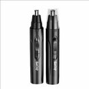 Aparador elétrico preto de pelos de nariz para homens e mulheres,