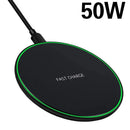 Carregador sem fio 50w para iphone e android de todos os modelos
