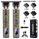 Máquina De Cortar Cabelo Parágrafo Barba Masculina Designer Aleatório Elétrico Profissional