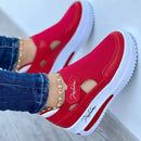 Tênis Vermelhos para Mulheres, Sapatos de Mulher Esportivos