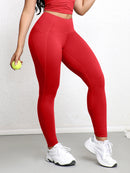Legging Push Up Sem Costura com Bolso | Cintura Alta Anti-Celulite e Zero Transparência – Conforto Absoluto para Treino, Yoga e Corrida