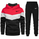 Conjunto esportivo de das peças para homem, suéter esportivo