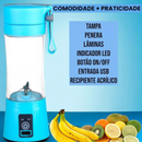 Mini Liquidificador Portátil Recarregável  - Cores Sortidas